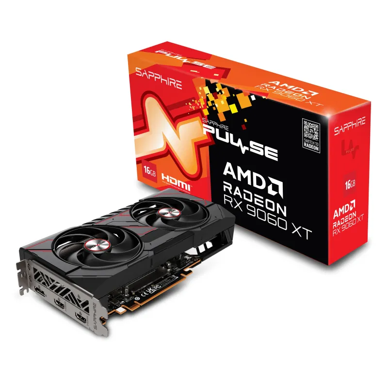 SAPPHIRE PULSE AMD Radeon RX 9060 XT 顯示卡 16GB